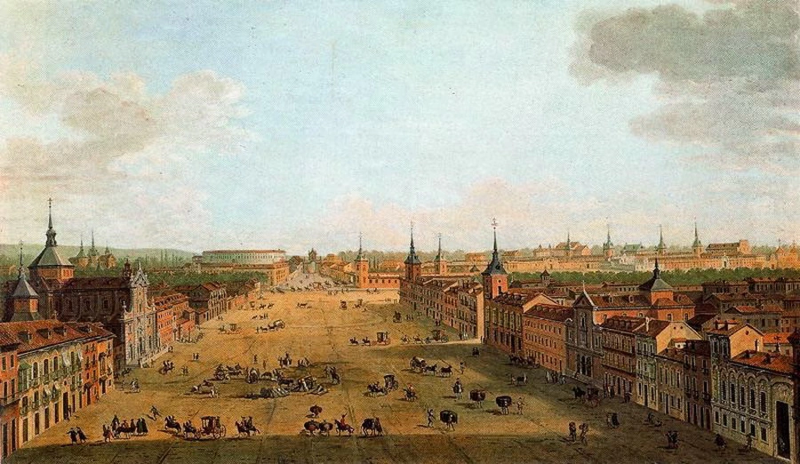 Veduta di Calle de Alcalá (Madrid)